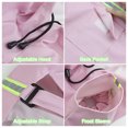 thumbnail image 4 of Dog Raincoat with Hood Pocket Reflective Adjustable Waterproof Slicker Rain Jacket for Small Medium Large Dog, 4 of 8
