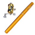 thumbnail image 2 of jinwen 5-section Mini Folding ing Rod Reel Combo Set Pocket Collapsible ing Golden, 2 of 9
