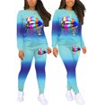 thumbnail image 5 of FOCUSNORM Femmes Sweat-Shirt à Manches Longues et Pantalons Taille Haute, 5 of 5