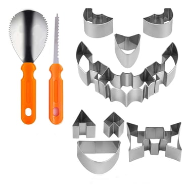 Pumpkin Carving Tools Halloween Pumpkin Carving Set Stainless Steel Mold Baking Tool Diy Pumpkin Lantern Carving Tool Pumpkin Carving Set