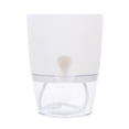 thumbnail image 2 of Plant Pot High-tenacity Shatterproof Plastic Decorative Self-watering Plant Pot Flower Container for Home White L, 2 of 13