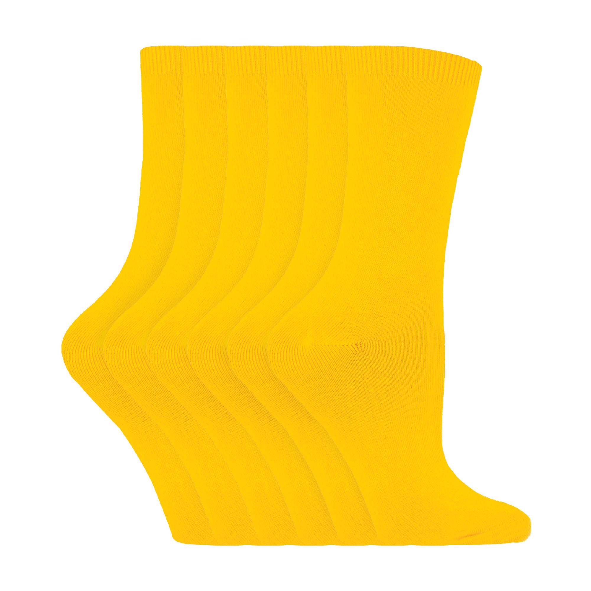 Sock Snob - 6 Paires de Chaussettes Cheville pour Femmes, Couleur Unie, Riche en Coton