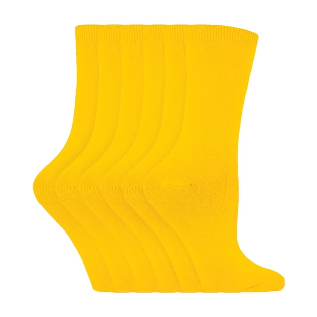 Sock Snob - 6 Paires de Chaussettes Cheville pour Femmes, Couleur Unie, Riche en Coton