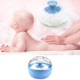 thumbnail image 2 of Baby Soft Face Body Powder Puff Talcum Powder Sponge Box Case Container Baby Skin Care New, 2 of 9