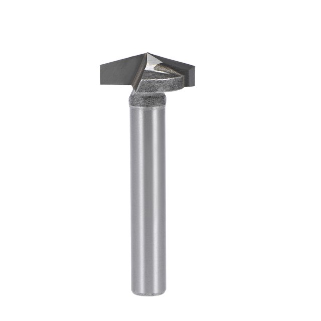 Unique Bargains Router Bit 6mm Shank 16mm Dia 150 Degree V-Groove End Mill Tungsten Steel CNC