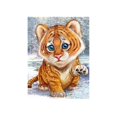 thumbnail image 1 of thinsony Cat Tiger Moneky Diamond Needlework DIY 5D Animal Rhinestone Painting Crystal Embroidery Home Office Cross Stitch, 1 of 7