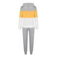 thumbnail image 3 of Birdeem Ensemble pour Femmes Survêtement Chandail Uni Col Rond 2 Pcs Sport Sans Capuche Ensembles, 3 of 6