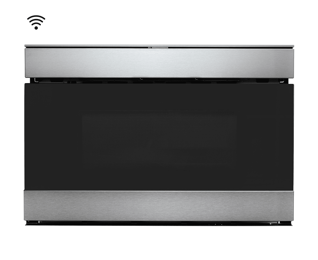 SHARP SMD2489ESC 24” Built-In Smart Microwave Drawer, Stainless Steel, Easy Wave Open Motion Sensor, Sensor Cook, Defrost, Popcorn
