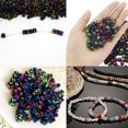 thumbnail image 2 of 800PCS Letter Beads 0.24'' Colorful DIY Craft Alphabet Beads Bracelet Beads, 2 of 10