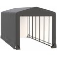 thumbnail image 1 of ShelterTube Wind and Snow-Load Rated Garage, 10x27x10 Gray, 1 of 7
