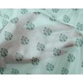 thumbnail image 4 of oneOone Silk Tabby Fabric Floral Block Printed Craft Fabric BTY 42 Inch Wide, 4 of 4