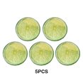 thumbnail image 2 of Wweixi 5pack/lot Long-lasting PVC Fruit Slice Model For Store Samples Mall Emissions Watermelon Slices 8, 2 of 6