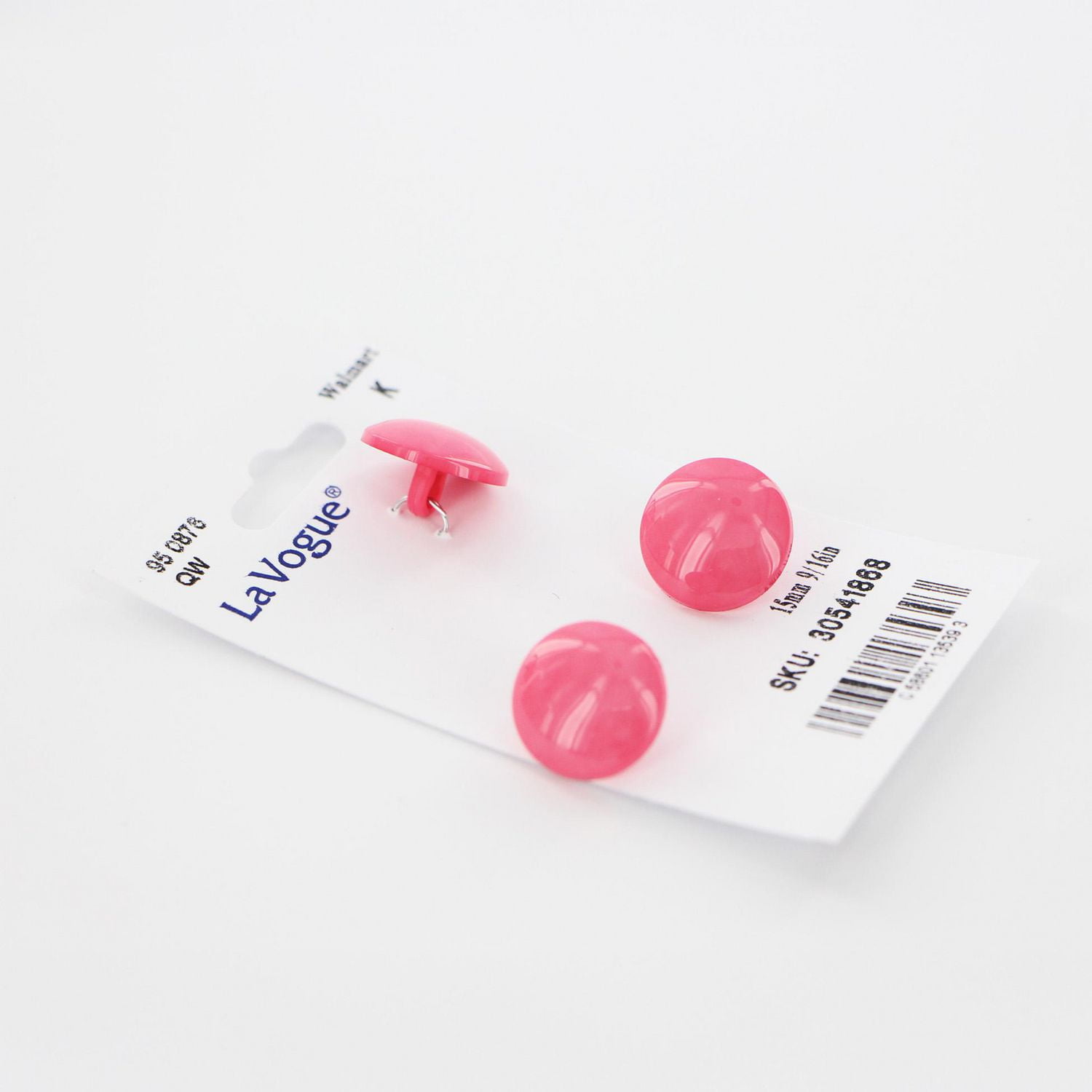 LA VOGUE rose Shank bouton, 15 mm (0.59 in)