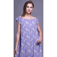 thumbnail image 4 of Bimba Robe de Nuit Imprimée pour Femmes en Rayonne Longue Maxi Robe de Sommeil Robe de Nuit, 4 of 4