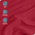 thumbnail image 2 of Bare Home Drap-Housse - Poche Extra Profonde de 22 Pouces - Premium 1800 Collection - Très Grand, Rouge, 2 of 7