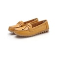 thumbnail image 1 of MAWCLOS Ladies Moccasins Comfort Nursing Shoes Slip On Resistant Loafers Bow Work Boat Shoe Yellow 10, 1 of 9