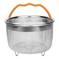thumbnail image 1 of Panier Vapeur en Maille Panier Vapeur Passoire en Acier Inoxydable et Insert pour 6 Instant Pots Accessoires avec Poignée, 1 of 4