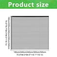 thumbnail image 3 of Decodeary Garden Bug Netting Plant Cover Plants Insect And Bird Damage Insect Bird Barrier Netting black 3*3m, 3 of 3