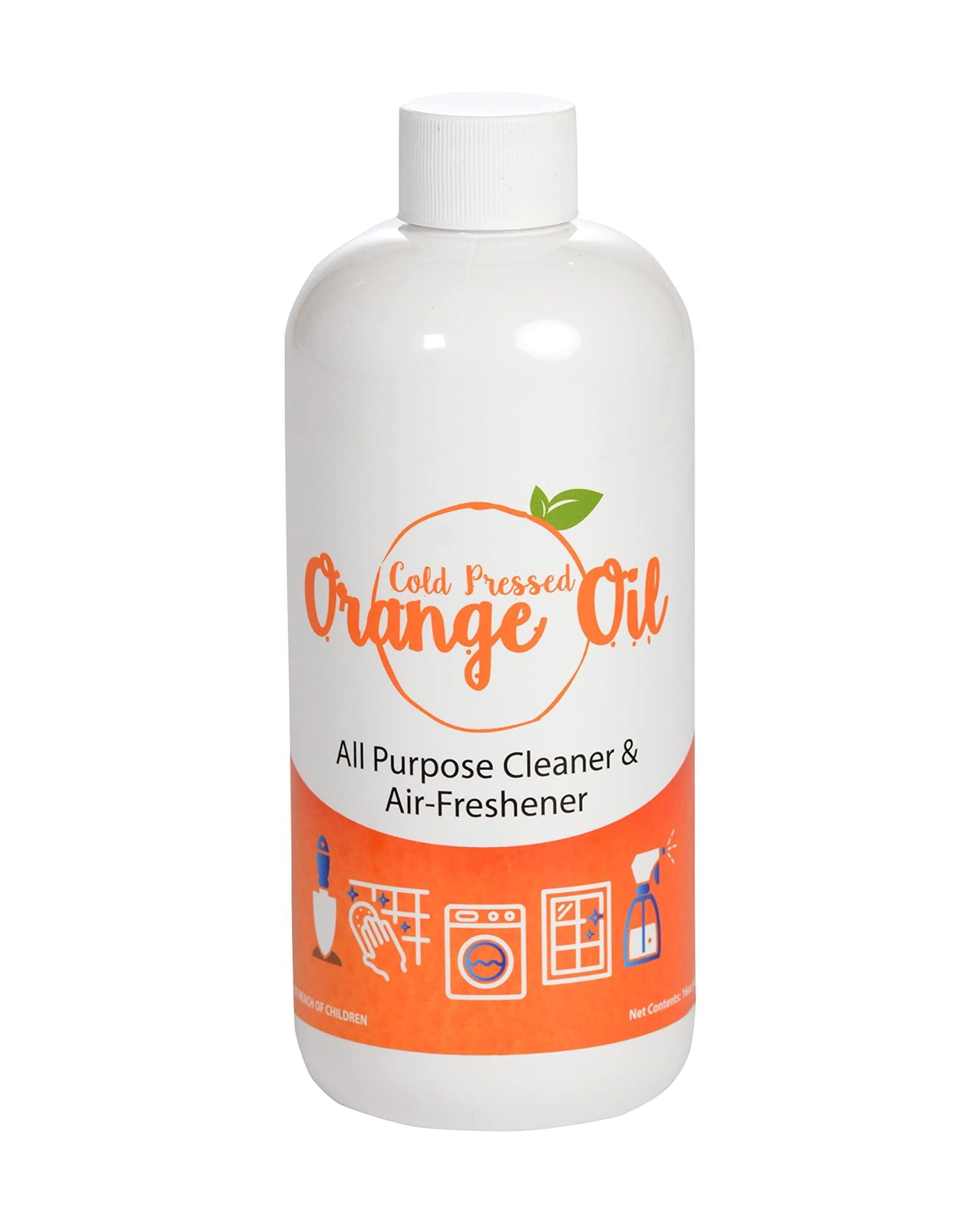 Bluewater Chemgroup Premium Cold Pressed Orange Oil- 16 oz (D-Limonene) All Natural Cold Pressed Orange Oil