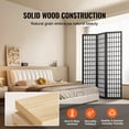 thumbnail image 4 of VEVOR Room Divider Japanese Wall Divider 3 Panel Screen for Room Separation, 4 of 9