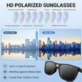 thumbnail image 4 of Smart Photochromic Polarized Sunglasses For Men Women Lightweight Outdoor Sports Glasses, 4 of 7
