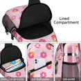thumbnail image 2 of Donut Lover Candy Cake Doughnut Coffee Lightweight Travel Sling Backpack Multipurpose Durable Small Travel Backpack, 2 of 6