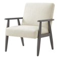 thumbnail image 1 of Posh Living Alton Traditional Fabric & Solid Wood Armchair in Beige/Gray, 1 of 9