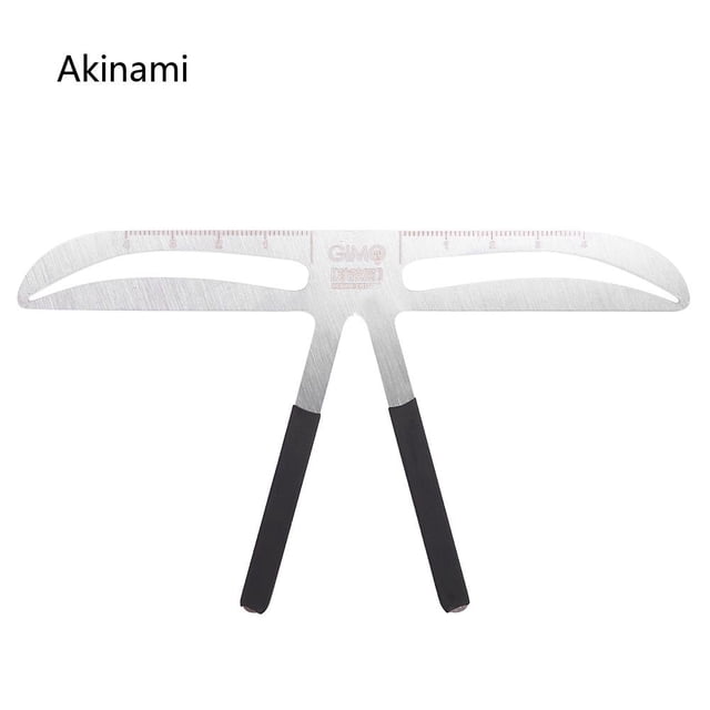 Herwey Règle Permanente pour Sourcils, 4 Types, Mesure de l'Équilibre des Sourcils, Règle d'Extension, Pochoir de Forme pour Sourcils, Pochoir de Mise en Forme des Sourcils, Concepteur de Sourcils