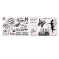 thumbnail image 4 of Maytalsory 4 Pieces/Set Reusable Silicone Embossing Stencil Home School Transparent DIY Crafting Template Embossed Stamp Handicraft Show as Picture 1Set, 4 of 6