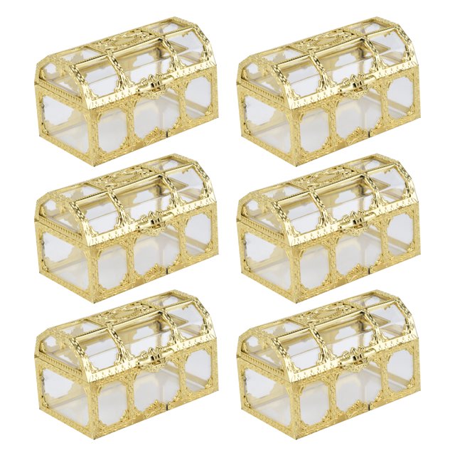 Treat Boxes, Luxurious 12PCS Candy Box For Weddings For Bridal Showers S Gold