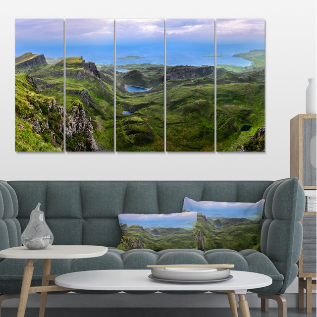 Quiraing Skye Highland Scotland - Landscape Photography Canvas Print
