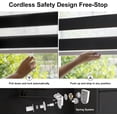 thumbnail image 4 of Cordless Zebra Blinds Window Shades Day and Night Shades for Light Control Dual Layer Light Filtering Sheer Blinds out Window Treatments, 4 of 7
