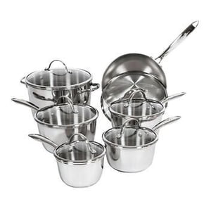 Lagostina 18/10 stainless steel Cookware Set, 12-piece