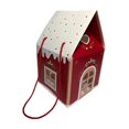 thumbnail image 3 of segolike Christmas Cottage Gift Box Biscuit Box for Party Favor Home Presents Holiday Red, 3 of 9