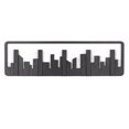 thumbnail image 1 of Umbra Skyline Hook. Patère 5 Crochets Skyline En Plastique Moué, Coloris Noir Mat, 1 of 3