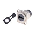 thumbnail image 1 of Miulika D Type Pass through Connector Female to Female with Cap Extension Shielded Portable 4K Adapter HD Display Coupler Module Silver, 1 of 6