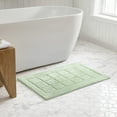 thumbnail image 2 of Martha Stewart Everyday 100% Cotton Tufted Reversible Bath Rug Green, 20" x 34", 2 of 6