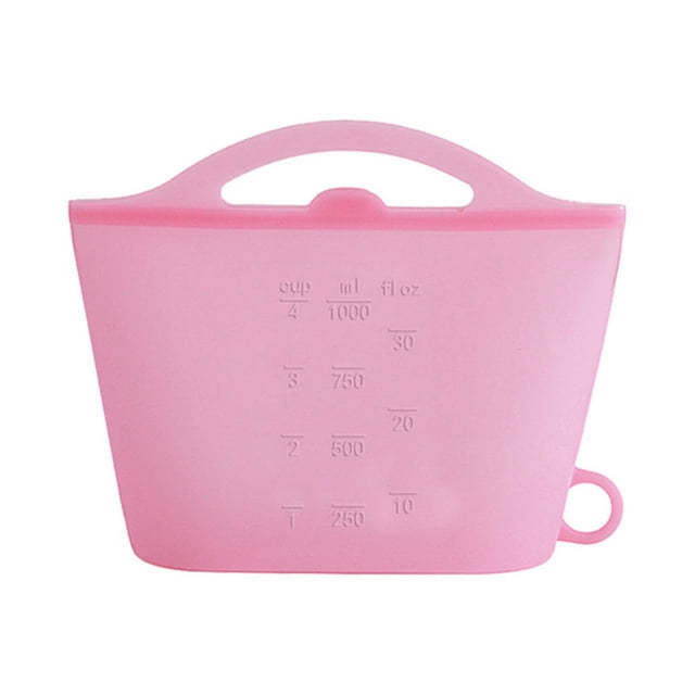 Sac de Rangement Réutilisable Écologique en Silicone pour Réfrigérateur, Organisateur d'Aliments, Pochette de Rangement Étanche
