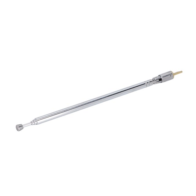 DEWIN Telescopic Antenna Stainless Steel Brass 4 Sections Replacement AM FM Radio Antenna for TV Remote Control
