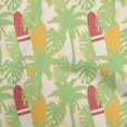 thumbnail image 1 of oneOone Cotton Flex Light Green Fabric Tropical Sewing Craft Projects Fabric Prints By Yard 40 Inch Wide, 1 of 4