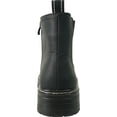 thumbnail image 3 of kozi Canada Women Ankle Casual Riding Bootie Chelsea Boot LEILA-1 Fall Boot Side Zipper Black, 3 of 7
