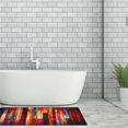 thumbnail image 1 of Non-Slip Floor Mat Absorbent Bathroom Mat Thickened Flannel Memory Foam Absorbent Pad Living Room Mat Living Room Print Home Mat Kitchen Entrance Rug, 1 of 4