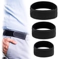 thumbnail image 3 of relayinert 2pcs/set No Buckle Elastic Belts For Easy And Quick Adjustment And Practical Belt Unisex black M, 3 of 6