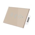 thumbnail image 1 of Wi-Fi Smart Switch Light Switch Voice Control, Remote Control, RF433, Touch Control Compatible with Alexa Google Home Schedule, Timer, Countdown Needs Neutral Wire No Hub Required, 1 of 8