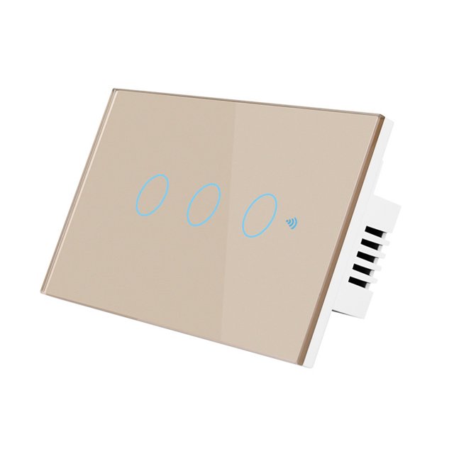 Wi-Fi Smart Switch Light Switch Voice Control, Remote Control, RF433, Touch Control Compatible with Alexa Google Home Schedule, Timer, Countdown Needs Neutral Wire No Hub Required