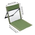 thumbnail image 3 of Compact Folding Chair with Backrest for Outdoor Camping Travel Beach Picnic and Backpacking Comfort 4PCS, 3 of 4