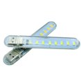 thumbnail image 2 of Lampe LED USB Portable Mini 8 Leds Éclairage Veilleuse d'Ordinateur Blanc/blanc Chaud, 2 of 5