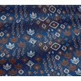 thumbnail image 5 of oneOone Viscose Jersey Fabric Block & Geometric Ikat Print Sewing Fabric BTY 60 Inch Wide, 5 of 5