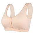 thumbnail image 3 of zanvin Daisy Bra for Seniors, Front Snap Closure Bras, Front Snaps Daisy Bra, Beige, 52, 3 of 6