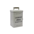 thumbnail image 1 of Mainstays White Large Metal Laundry Detergent Storage Canister with Scoop and Lid, 1 of 7